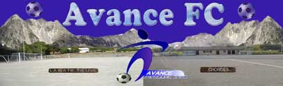 Page Facebook de l'AVANCE FC